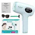 Фотоэпилятор Kemei KM-7104 белый • IPL-эпилятор для домашнего удаления волос на лице, ногах, руках, теле и зоне бикини
