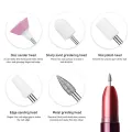 Фрезер для манікюру та педикюру Flawless Salon Nails червоний • Портативна машинка для нігтів з насадками для домашнього догляду