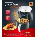 Фритюрница электрическая безмасляная Zepline ZP-085 3000W Аэрофритюрница аэрогриль на 6 л с LED дисплеем