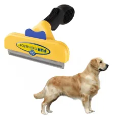 Фурминатор FURminator L для вычесывания шерсти и подшерстка животных для кошек и собак, 10 см