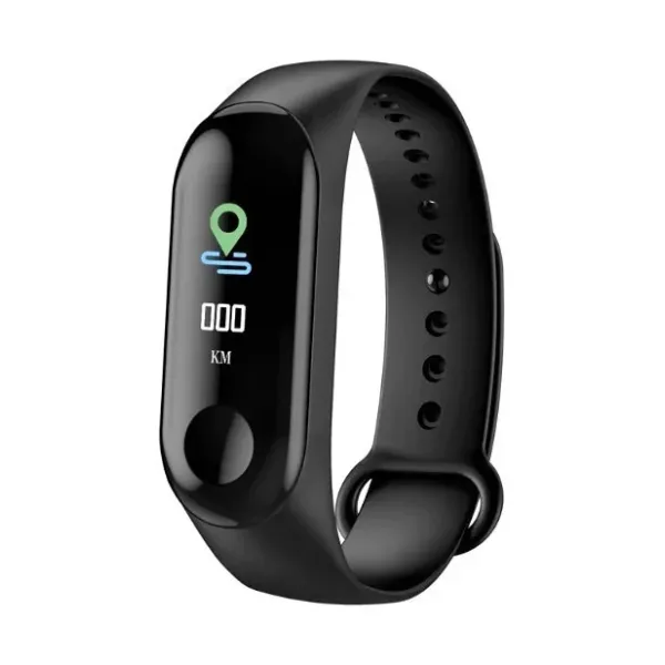 Фитнес браслет трекер с пульсометром M3 Fit Smart Bracelet Черный CG06 PR М3