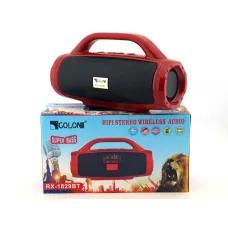 Golon RX-1829BT BoomBox 12W, портативная колонка с Bluetooth FM и MP3, красная PR4