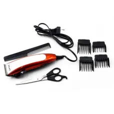 Hair Trimmer GM 1010 Gemei, Машинка для стрижки, Аккумуляторная машинка для стрижки с насадками CG21 PR3