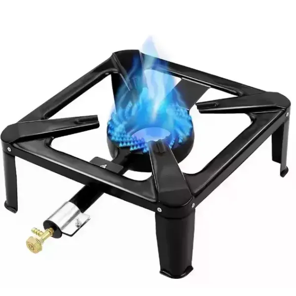 Газовая плита Gas Cooker SGB-04D 40×40 см • Чугунная одноконфорочная газовая горелка Gas Cooker SGB-04D под баллон пропан-бутан для казана, дачи и приготовления пищи на улице