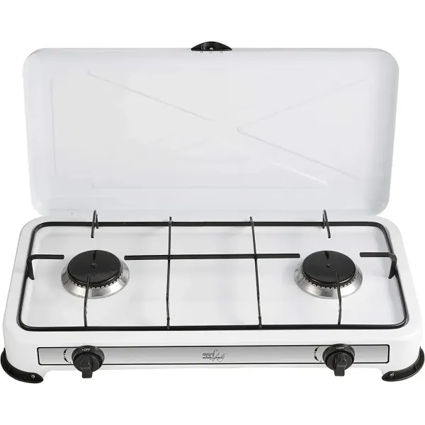 Газовая плита – таганок Starlux 6002 на 2 конфорки ∙ Плитка настольная двухконфорочная