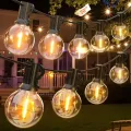 Гирлянда для улицы 7,6 метра 25 LED G-40 HA-90 • Декоративные гирлянды для дома и террасы