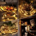 Гирлянда Лаллиброх KAR306 2 м 40 LED на батарейках • Декоративная канатная LED-гирлянда KAR306 для интерьера с теплым белым светом IP20