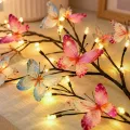 Гірлянда Метелики KAR289 1,5 м 30 LED USB • Світлодіодна гірлянда KAR289 для стіни та інтер'єру з теплим білим світлом