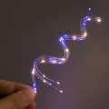 Гирлянда-пучок MA404multi на 500 LED, 20 нитей по 25 диодов • светодиодный «Конский хвост» мульти для декора ёлки, окон и витрин, статичный свет, питание 220 В