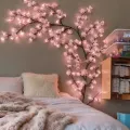 Гірлянда Сакура KAR307 1,8 м 96 LED USB • Декоративна гірлянда KAR307 з квітами, 8 режимами та теплим світлом для інтер'єру і свят