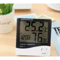 Часы - метеостанция HTC-1 3 в 1 Гигрометр + Влагомер, Большие цифры