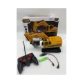 Гусеничный экскаватор с пультом управления Remote Control Excavator • Детский радиоуправляемый экскаватор на гусеницах для игры дома и на улице