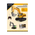 Гусеничный экскаватор с пультом управления Remote Control Excavator • Детский радиоуправляемый экскаватор на гусеницах для игры дома и на улице