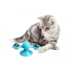Игрушка для кота интеллектуальная Rotate Windmill · Игрушка - спиннер для кошек Мельница с щеткой для зубов