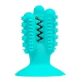 Игрушка для собак Кактус на присоске Bronzedog PetFun Dental ∙ Чистящая зубная щетка с отверстием для еды