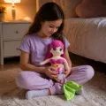 Игрушка-ночник Русалка с проектором звёздного неба, ящик 60 шт. • Плюшевая русалка с розовыми волосами для детской комнаты, засыпания и подарка