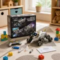 Іграшка-робот Eight Wheeled ROBOT DOG із пультом керування • радіокерований собака на 8 колесах з акумулятором 3,7 В і ефектом водяної пари
