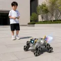 Іграшка-робот Eight Wheeled ROBOT DOG із пультом керування • радіокерований собака на 8 колесах з акумулятором 3,7 В і ефектом водяної пари