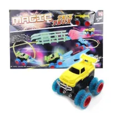 Игровая гоночная трасса Magic Trix Trux Канатный веревочный трек + 1 машинка в комплекте Игровая гоночная трасса Magic Trix Trux Канатный веревочный трек + 1 машинка в комплекте