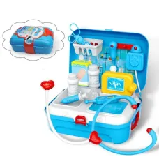 Игровой набор Happy Doctor Маленький врач ∙ Детский чемоданчик Доктора, 17 аксессуаров в рюкзаке