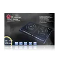 Индукционная двухконфорочная плита Domotec MS-5862 ∙ Электроплита на 2 конфорки 4000 Вт