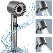 Инновационная лейка для душа Massage filter shower ∙ Массажная насадка с силиконовыми шипами ∙ 3 режима