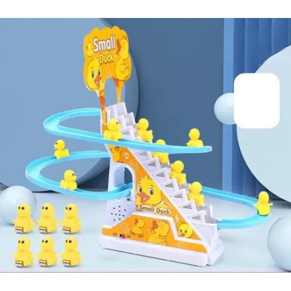 Интерактивная игра Утиная гоночная трасса Small Duck Детские музыкальные горки – эскалатор