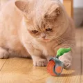 Интерактивная игрушка для кошек с вращающимся хвостом и автоматическим движением • Умный мяч с двумя скоростями и зарядкой Type-C