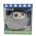 Интерактивная плюшевая AI-игрушка Ledodo с LED-глазами серая • Мягкая игрушка с искусственным интеллектом для детей