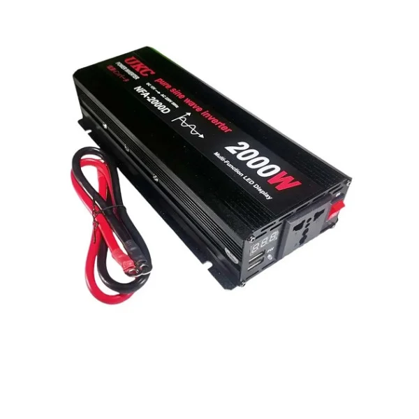 Інвертор 5 CORE 2000W 12V з чистою синусоїдою • Перетворювач 5 CORE 2000W 12V-220V AC/DC Pure Sine Wave для резервного живлення