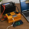 Інвертор 5 CORE SC-1000VA 1000W 12V • Перетворювач напруги 5 CORE SC-1000VA 12V-220V 660 Вт з USB та захистом