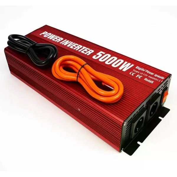 Інвертор 5 CORE UN-3061 5000W 12V • Перетворювач напруги 5 CORE UN-3061 12V-220V 2200 Вт з USB та охолодженням
