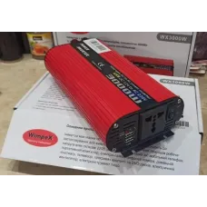 Инвертор преобразователь напряжения Wimpex 3000W 12-220V с модифицированной синусоидой и двойным USB-портом Инвертор преобразователь напряжения Wimpex 3000W 12-220V с модифицированной синусоидой и двойным USB-портом