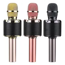 K-318 SU YOSD Беспроводной микрофон караоке Bluetooth с подсветкой CG01 PR4 K-318 SU YOSD Беспроводной микрофон караоке Bluetooth с подсветкой CG01 PR4