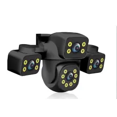 Камера видеонаблюдения 12MP Wi-Fi IP-камера HD 3 объектива ∙ Тройная уличная Wifi камера видеонаблюдения с боковыми линзами Камера видеонаблюдения 12MP Wi-Fi IP-камера HD 3 объектива ∙ Тройная уличная Wifi камера видеонаблюдения с боковыми линзами