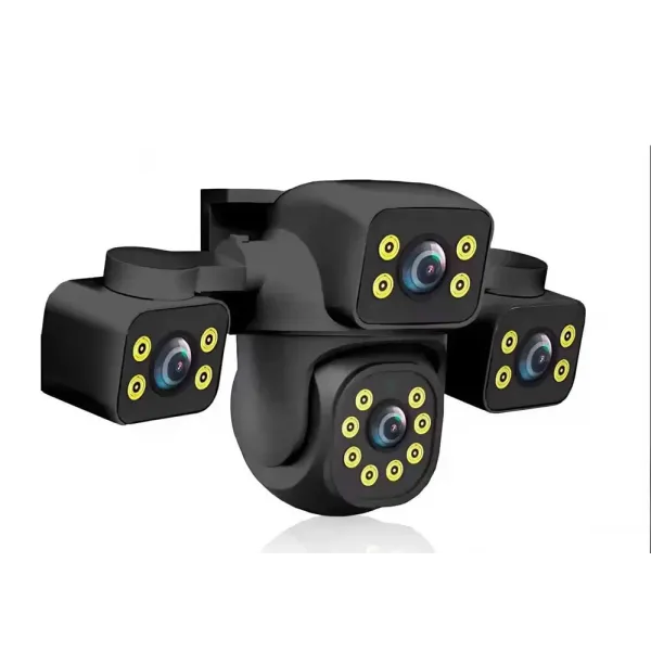 Камера видеонаблюдения 12MP Wi-Fi IP-камера HD 3 объектива ∙ Тройная уличная Wifi камера видеонаблюдения с боковыми линзами