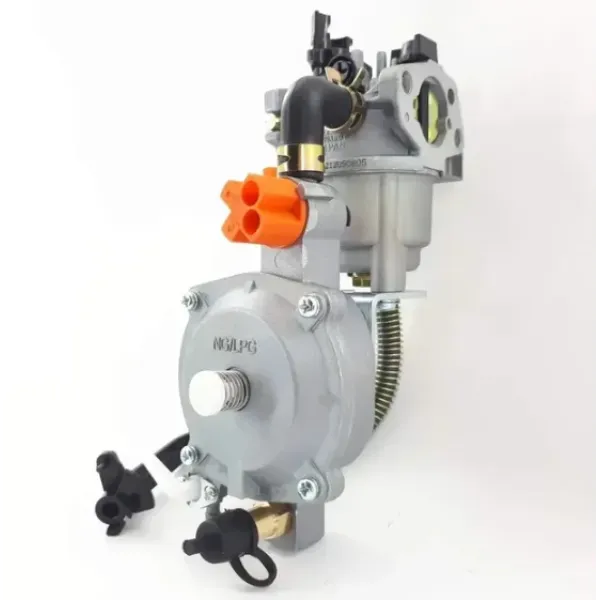 Карбюратор генератора 1.3-4.0 кВт с газовым редуктором · Карбюратор и редуктор для генераторов газ/бензин