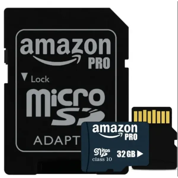 Карта памяти Micro SDHC 32GB Amazon pro microSD Микро СД карта с адаптером