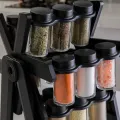 Карусель для специй 360° Spice Rack на 18 баночек · Кухонный органайзер – спецовница на вращающейся подставке