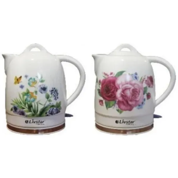 Керамический электрочайник со сменой рисунка при нагревании Livstar 1.8 л LSU-1134