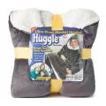 Худи Huggle Hoodie M-118 серый • Толстовка с капюшоном Huggle Hoodie M-118 серого цвета ultra plush blanket hoodie плед-худи для дома и отдыха