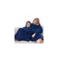 Худі Huggle Hoodie M-118 синє • Толстовка з капюшоном Huggle Hoodie M-118 синього кольору ultra plush blanket hoodie плед-худі для дому та комфортного відпочинку