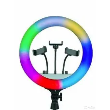 Кольцевая RGB селфи - лампа, 36 см ∙ Светодиодная лампа с пультом MJ36 Кольцевая RGB селфи - лампа, 36 см ∙ Светодиодная лампа с пультом MJ36