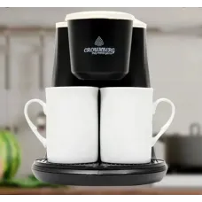 Кофеварка капельная профессиональная с двумя чашками Сrownberg CB-1568 Автоматическая кофемашина