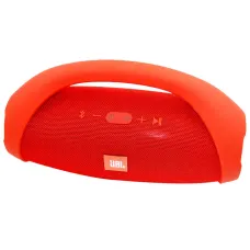 Колонка портативная красная Boombox мини колонка с ручкой Колонка портативная красная Boombox мини колонка с ручкой