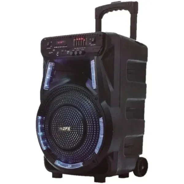 Колонка портативная Сабвуфер на аккумуляторе с микрофоном ZPX ZX-7773 (USB · Bluetooth · FM) Акустика 80W