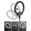 Кольцевая LED лампа диаметром 36 см AL-360 с сенсорными кнопками и пультом | Селфи-лампа без штатива