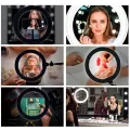 Кольцевая LED лампа с держателем для смартфона | Селфи кольцо набор блогера 2 в 1