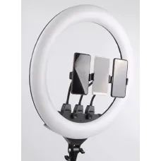 Кольцевая LED лампа SLP-G500 45 см 3 крепления телефона с пультом 220V| Селфи лампа| LED кольцо Кольцевая LED лампа SLP-G500 45 см 3 крепления телефона с пультом 220V| Селфи лампа| LED кольцо