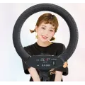 Кольцевая LED лампа SLP-G500 45 см 3 крепления телефона с пультом 220V| Селфи лампа| LED кольцо